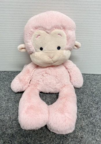 Baby Gund MeMe Pink Monkey Plush Soft Stuffed Animal 320410