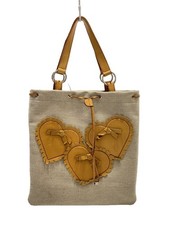 Yves Saint Laurent Tote Bag Beige | Utility Shoulder Handbag Used