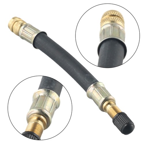 Tire Valve Stem Adapter Extension Rubber Tyre 100/130/150/180/210mm 1pcs - Picture 10 of 39