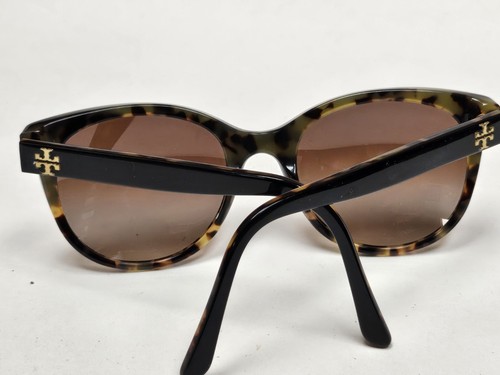 Tory Burch Tortoise Brown Classic TY 7095 Sunglasses Case - Imagen 5 de 8