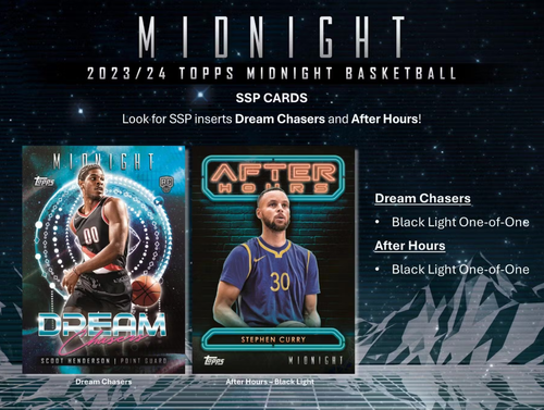 2023-24 Topps Midnight Basketball Hobby Box - Picture 5 of 6