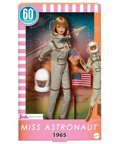 Barbie MISS ASTRONAUT Vintage 1965 Repro 60TH Anniversary Series New JBJ48 - Picture 9 of 9
