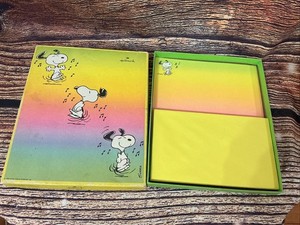 Vintage Hallmark Snoopy Dancing Stationery and Envelopes