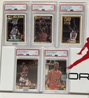 (5 card lot) Michael Jordan all PSA 9 Graded 1992 1993 Topps Gold Stadium Club