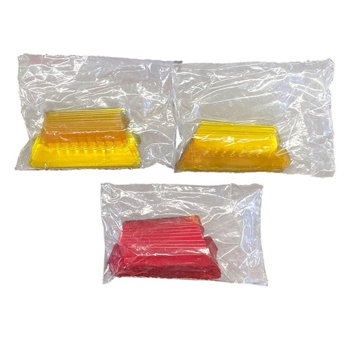 Vintage Lot Oxford 42 Plastic Tabs 2" for Hanging File Folders Assorted Colors - Picture 5 of 5