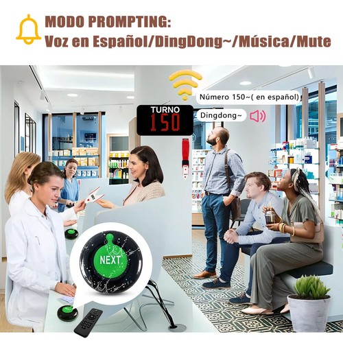 3 Ziffern Warteschlangen System mit Ticketspender, Wartenummern Automat - Bild 3 von 10