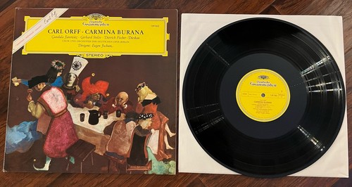 CARL ORFF Carmina Burana Eugen Jochum DGG Tulips Stereo 139 362 w/Libretto M-