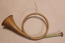VTG Copper Brass French Horn 11.5" Christmas Holiday Decor