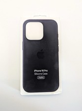 Genuine / Official Apple iPhone 16 Pro Silicone Case / Cover - Black. Brand New