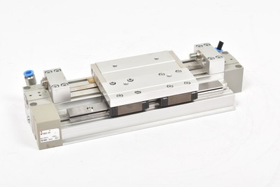 SMC MY1H20-50 - Linearschlitten - 50mm Hub - NSK Führung - D-M9P Sensoren - funk
