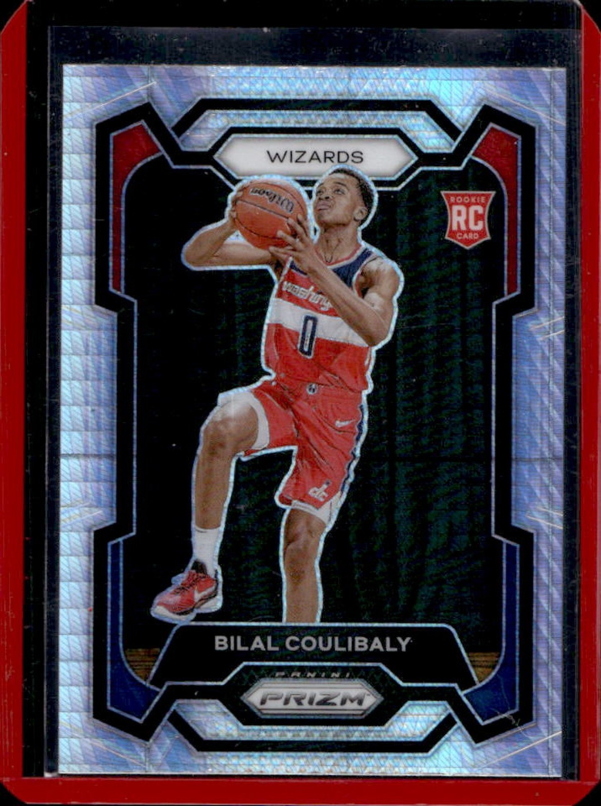 2023-24 Prizm Bilal Coulibaly RC Prizm Hyper Rookie #153 Wizards