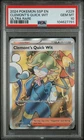 2024 Pokemon Gaming Surging Sparks Clemont's Quick Wit #229/191 PSA 10