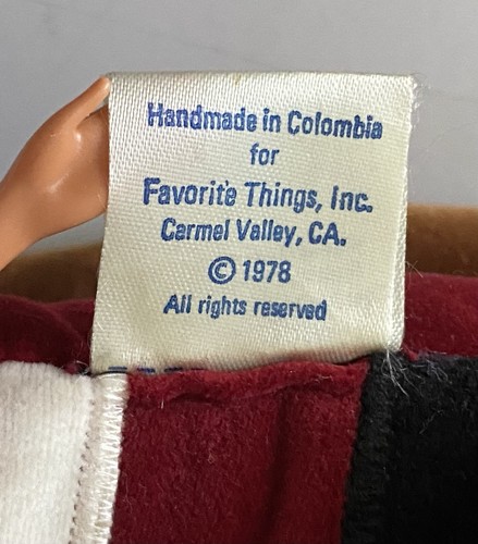 Peluche Babbo Natale vintage 1978 cose preferite - Foto 9 di 18
