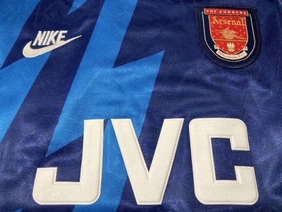 Nike Arsenal 95-96 Away Jersey L Size - Retro Vintage Rare