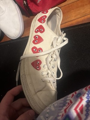 Converse Chuck Taylor Low Men's Sneakers Comme des Garcons Play, Size 12
