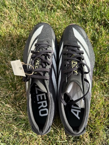 Men’s Size 8 Adidas Adizero Finesse Track Spikes Black White Pink IF1151 - Picture 2 of 10