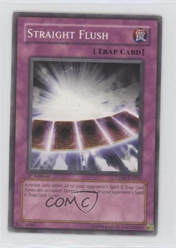Straight Flush 1st Ed. YuGiOh Cyberdark Impact #CDIP-EN050 2006 0y59 - 第 1/3 張圖片