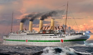 Hobbyboss 83422 1 700 OHMHS Britannic Ship Assembly Model Kit