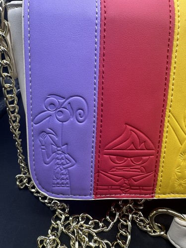 Disney Pixar Loungefly Mixed Emotions Inside Out Crossbody Bag/purse - Picture 2 of 16