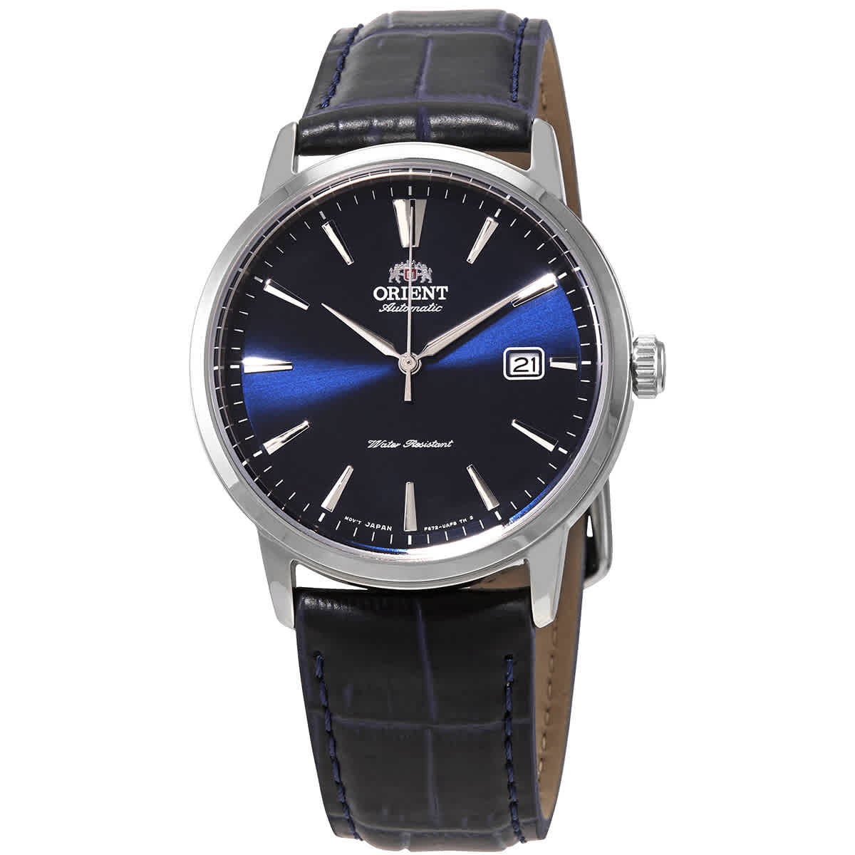 Orient Automatic Blue Dial Blue Leather Men's Watch RA-AC0F06L10B