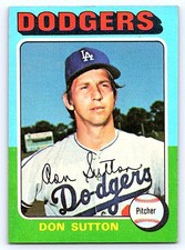 1975 Topps #220 Don Sutton Excellent