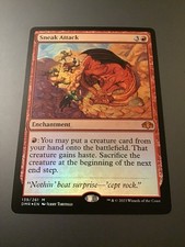 MTG Dominaria Remastered #139 Sneak Attack Foil NM