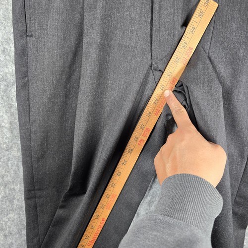Axcess Claiborne Mens 2 Piece Gray Suit Jacket 40R Pants Has Holes W32xL30 NWT - Picture 23 of 24