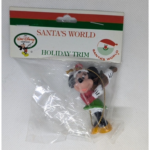 VTG Santa's World Disney Donald Daisy Mini Goofy Kurt Adler Christmas Ornament - Picture 4 of 9