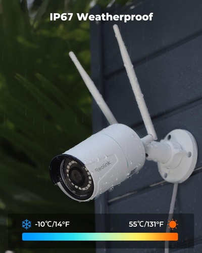 11 Reolink RLC-510WA WiFi Cameras + RLN12W NVR Receiver – Full System $1K Retail - Picture 2 of 10