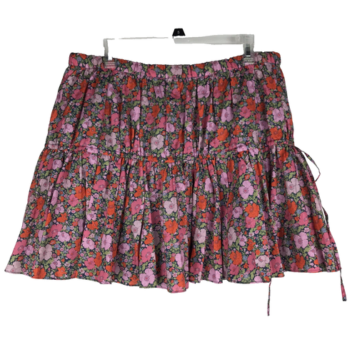 J.Crew Liberty London Stufen Mini Rock Meadow Song Bio Baumwolle Blumen Large - Bild 7 von 12