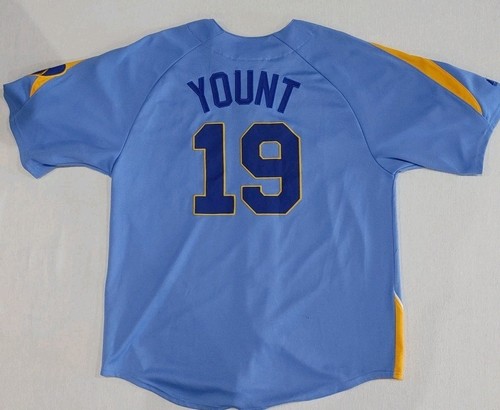 Robin Yount Majestic Cooperstown Collection Milwaukee Brewers Trikot Größe Large - Bild 2 von 9