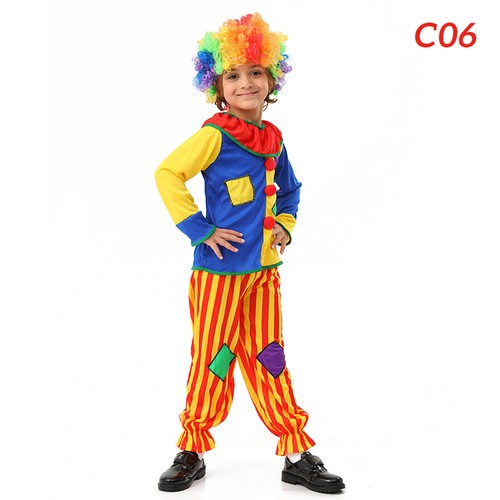 Disfraz de payaso de carnaval para niños con disfraces Halloween jardín de infantes - Imagen 20 de 20