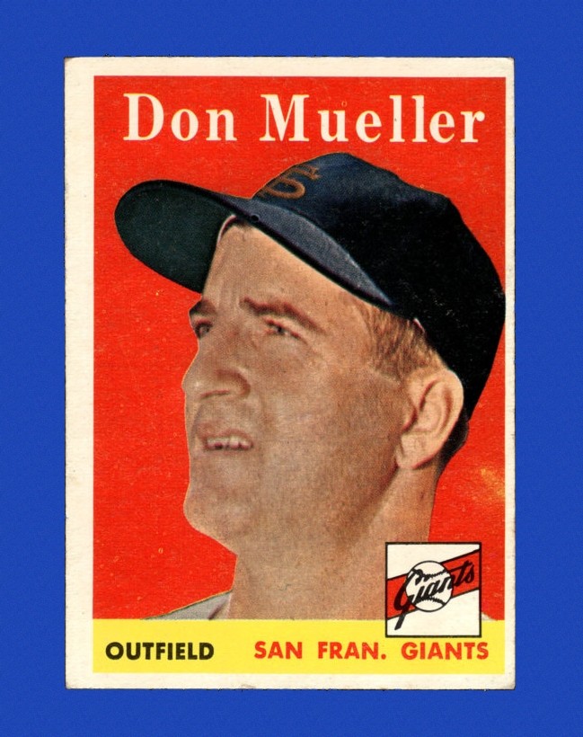 1958 Topps Set-Break #253 Don Mueller EX-EXMINT *GMCARDS*