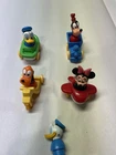 Vintage Illco Disney Little People Lot Goofy, Minnie Mouse, Donald Duck, & Pluto