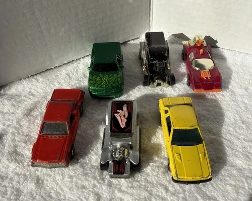 Vintage Hot Wheels Lot Of 6 The Demon T-totaled Science Friction Chevy S 10