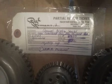 Certified Continental TCM O-200 Crankshaft Gear 35016 cam 530535 and 3660 vacuum