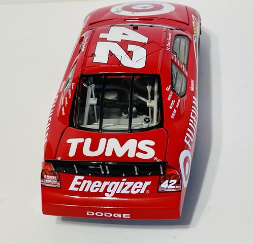 Dario Franchitti Signed 2007 Target #42 NASCAR 1/24 Car Limited 1/780 Dodge - Picture 7 of 12