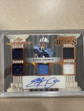 2024 Eddie George Signature Relics /25  Tennessee Titans!!