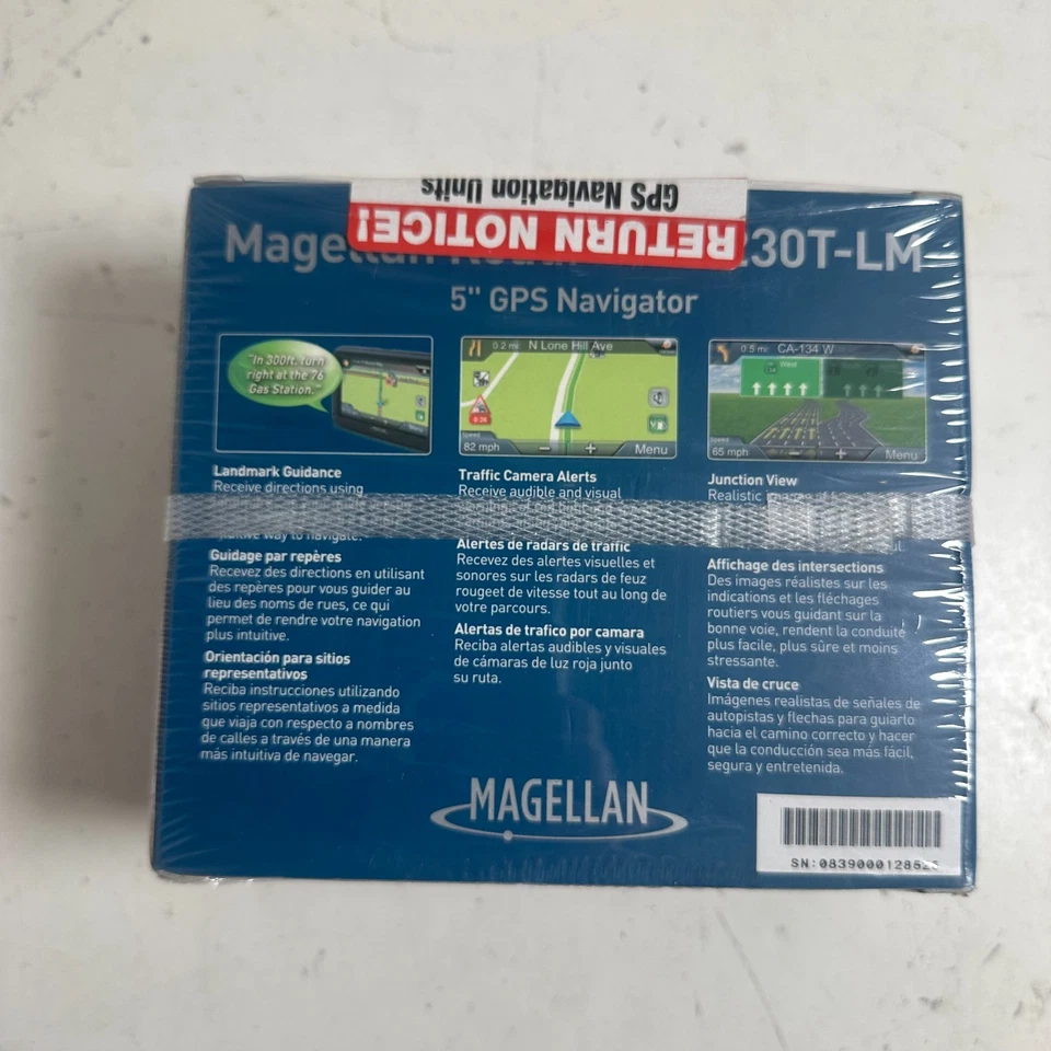 Magellan Roadmate 5230T-LM Black 5" LCD Touchscreen Car GPS Navigator Unit - Image 2 of 4