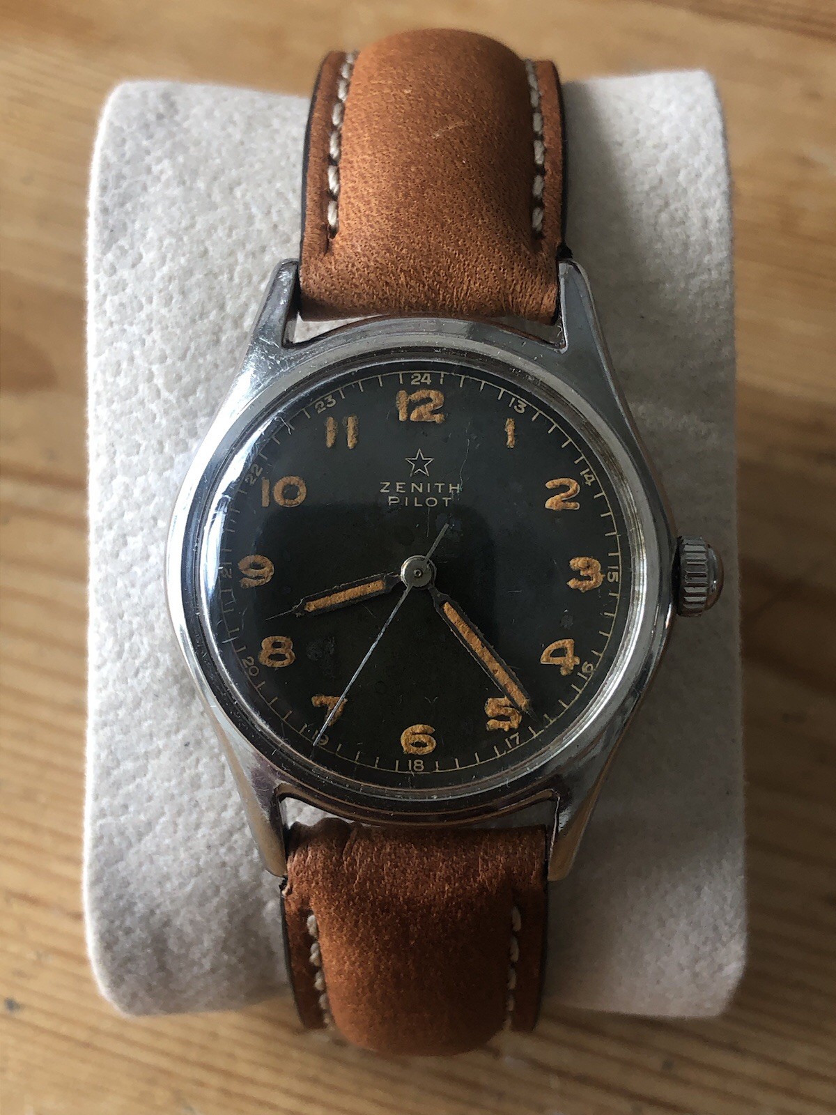 Vintage Zenith Pilot Military Watch 8637275 image 4