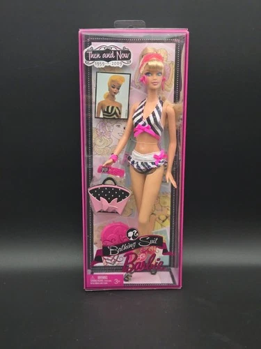 Barbie Then and Now 1959 - 2009 Bathing Suit Barbie #P6508 NRFB