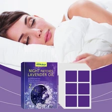 Lavender Sleep Patch Aromatherapy Sleep Aid Relaxing Calming Patch 60pcs