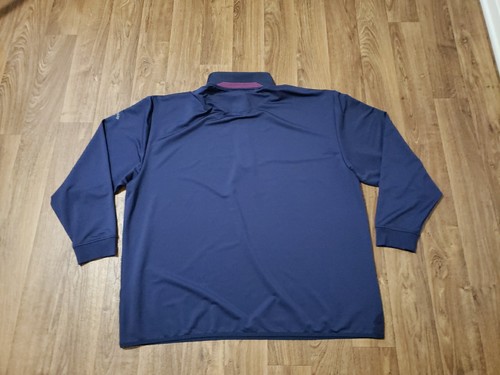 Callaway Langarm Herren 3XL blau pink Wetter Serie 1/4 Reißverschluss Performance Golf - Bild 8 von 8