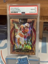 2024 Panini Select Bucky Irving Copper Shock #/299 RC Rookie PSA 10 Gem MT!!!