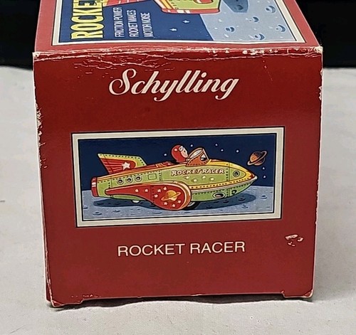 Juguete de hojalata de fricción Rocket Racer de colección en caja serie Schylling Collector - Imagen 9 de 11