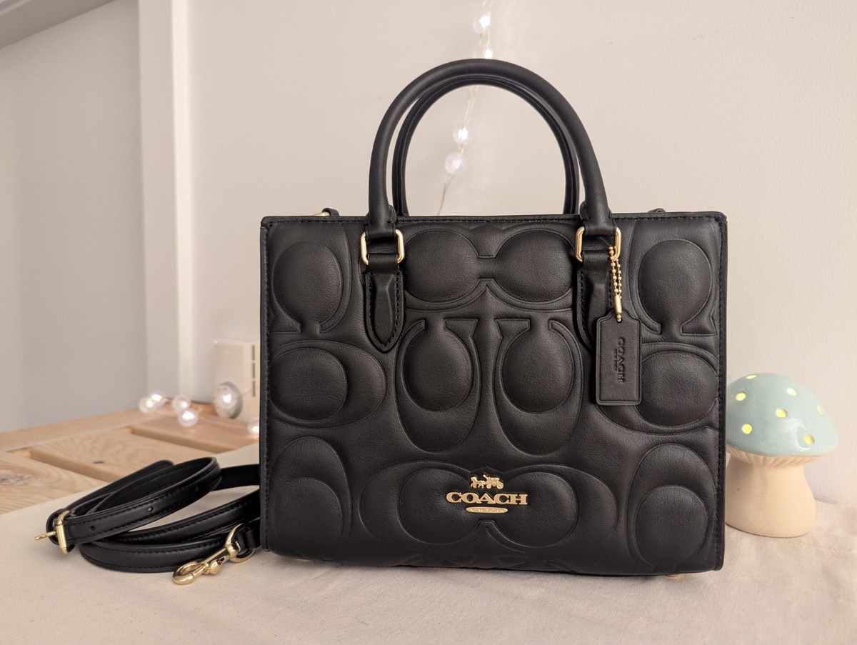 Coach Maggie Small Tote Bag In Signature Leather NWT CY670