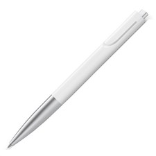 Lamy Ballpoint Pen Noto Triangular Plastic Body, Silver/White L283WE