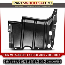 Left Lower Side Plastic Center Engine Splash Shield for Mitsubishi Lancer 02-07