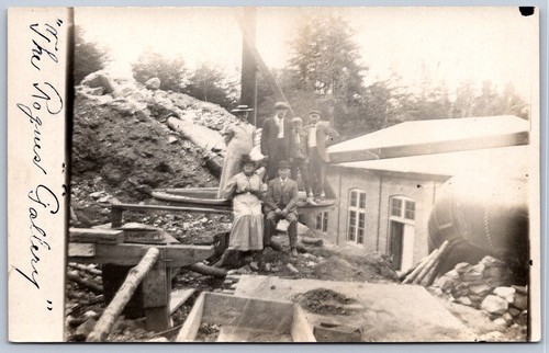 K37/ Cavendish Vermont RPPC Postkarte um 1927 Hochwasserkatastrophe Ruinen 98