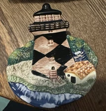 GANZ trinket dish/spoon rest Lighthouse 3D Printer brown/black